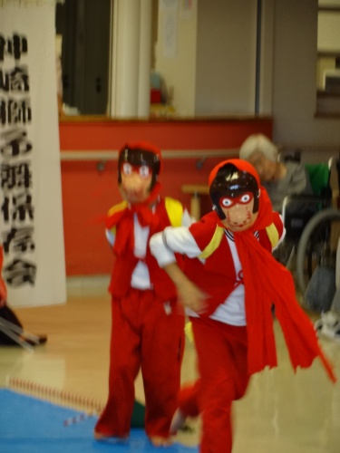 獅子舞がやってきた～＼(^o^)／