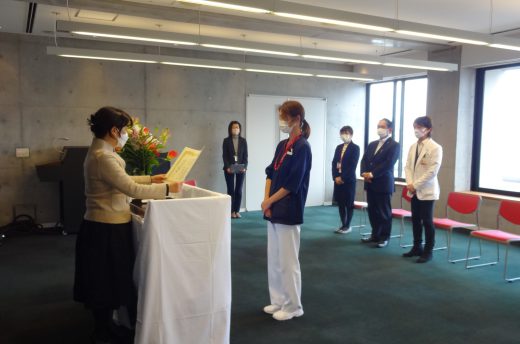 精神保健福祉に関する功労者協会長表彰伝達式